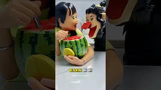 Lego Real Life Story 35  Rebutan Semangka ‼️Jangan Pelit ya #lrl #legoanimation #minecraftanimation