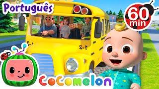 As Rodas do Ônibus | 1 HORA DE COCOMELON BRASIL! | Desenhos Animados e Músicas Infantis em Português