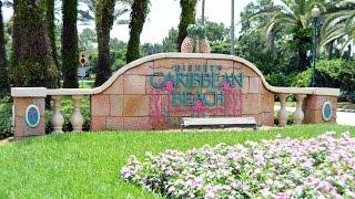 Disney's Caribbean Beach Resort Tour & Overview 2015 w/ Pools, Old Port Royale, Walt Disney World