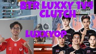 BTRxLUXXY 1v4 Clutch against Faze Clan️in PMPL SEA Finals scrims️Pubg mobile