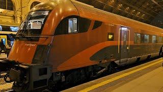 From Vienna to Budapest by train with RailJet