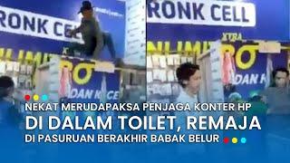 Nekat Merudapaksa Penjaga Konter HP di Dalam Toilet, Remaja Pasuruan Berakhir Babak Belur