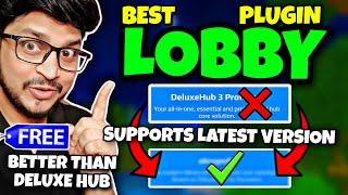 How To Setup Deluxe Hub Lobby Plugin for 1.21+ | Best lobby Plugin for Minecraft Server Aternos