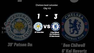 Leicester City vs Chelsea #chelsea #englishpremierleague #leicestercity #kaihavertz #chilwell #kova