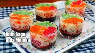 Cara Buat Puding Sagu Gula Melaka by Malina Lina Pg | Tips Sagu Jernih Jimat Gas