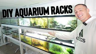 HOW TO build aquarium racks for fish tanks  -2 types  -  the king of DIY