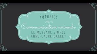 Tutorial Speak with animals, a simple message