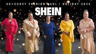 SHEIN Holiday Sale for the 50+ | Curvy Woman Fashion Haul 2024