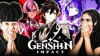 We reacted to EVERY GENSHIN IMPACT CHARACTER DEMO and ranked ALL OF THEM!