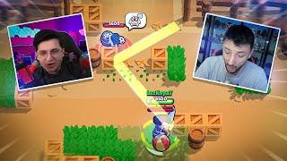 LAZ TRICKSHOT ATIYOR(!) [ Çift Facecam ] - Brawl Stars