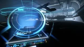 Star Citizen hangar module, showing Hornet and Freelancer