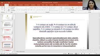 "Qiymətləndirmə" mövzusunda vebinar