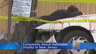 Gruesome Halloween Display Raises Neighbors' Ire