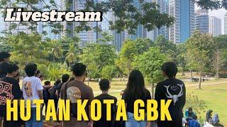 Cerita Minggu Pagi di Hutan Kota, Melepas Penat Sambil Bercengkerama #senayan #wisatakota #gbk