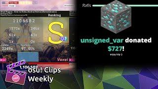 "this is vaxei's map" | osu! Clips Weekly