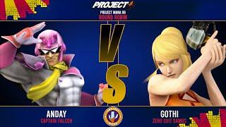 Project Mana 98: Anday (Falcon) vs Gothi (Zero Suit Samus) Round Robin