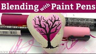 Paint this Beautiful Heart Tree by Blending with Paint Pens!