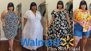 Walmart Spring And Summer Plus Size Try On Haul | Victoria Lashay