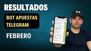 ¿Cuánto DINERO generó mi bot de apuestas en Telegram en febrero? (Resultados REALES)