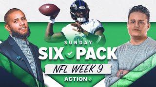 6 NFL Bets You NEED to Make for NFL Week 9! Chris Raybon & Stuckey's NFL Picks | Sunday Six Pack