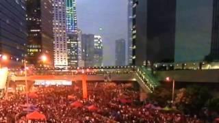 Hong Kong Protests UFO 30/09/14