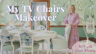 My TV Chairs Makeover