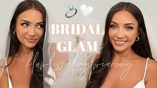 WEDDING MAKEUP TUTORIAL: soft bridal glam that looks FLAWLESS & LASTS 