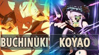 GBVSR: Buchinuki (Soriz) Vs Koyao (Narmaya) | High Level Gameplay.