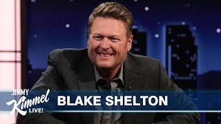 Blake Shelton on Releasing Music at Same Time as Wife Gwen Stefani & Embarrassing Bike Photo in Rome