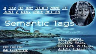 HTML5 Semantic Tags: A div is just a div