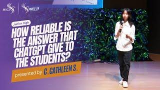 How Reliable Is the Answer That ChatGPT Give to the Students? - Christabell Cathleen Soetjahjo | SLC