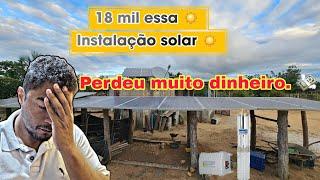 Por esse motivo, muitos não colocam energia solar. ️