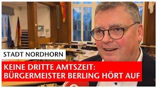 Bürgermeister Thomas Berling (SPD): Keine erneute Kandidatur in Nordhorn 2026 | GN-Online