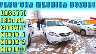 27 DEKABR FARG'ONA MASHINA BOZORI LASETTI JENTRA COBALT HYUNDAI NEXIA 1,2,3 NARXLARI