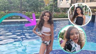 Vestindo meus looks na piscina *shein pool* - MARI BRITO COM VOCÊS