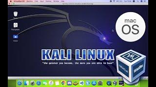 How to Install Kali Linux 2023.4 on macOS in VirtualBox