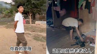 小陈的老挝媳妇儿  抵达三嫂家中 三哥偶遇老丈人 非常紧张