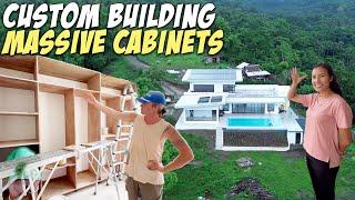 Customised Interiour Cabinetes Walk-In Closet & Hallway - Building Home in the Philippines