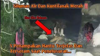 5 Penampakan Hantu Terjelas‼️Siluman Air Mengerikan Pocong Dalam Kaca Sampai Ekor Ular Siluman