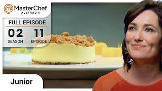 Mango Cheesecake Challenge | MasterChef Australia Junior | S02 EP11