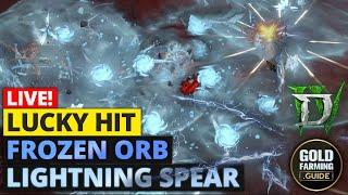 Lightning Spear Frozen Orb Sorcerer - Torment 3 Farming/Masterworking. Vessel of Hatred / Diablo IV