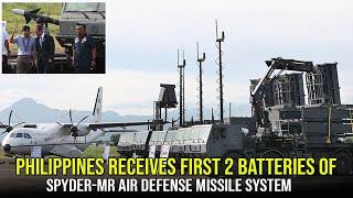 Philippines receives first 2 batteries of SPYDER-MR air defense missile system, 2nd C-295W aircraft