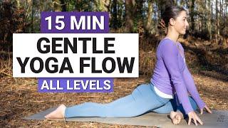 15 Min Gentle Yoga Flow | Easy Going Yoga For Deep Rest