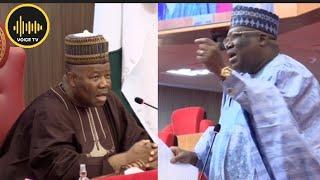 Former Senate President Engaged SP. Akpabio in Heated Debate During Plenary Session.