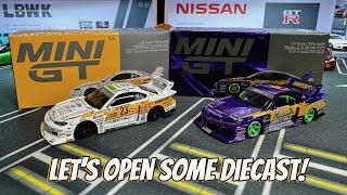 MiniGT Nissan Silvia S15 Drift Spec Unboxing & Drift Diorama!