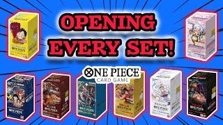 EVERY ONE PIECE SET EVER! 0P-01 To OP-07 Booster Box Opening!