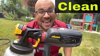 How To Clean A Wagner Flexio Paint Sprayer-Easy Tutorial