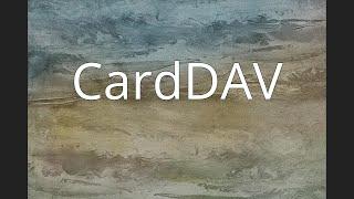 CardDAV