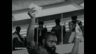 Lt. Colonel Emeka Ojukwu Launching A New Currency For Secessionist Biafra | Owerri | January 1968