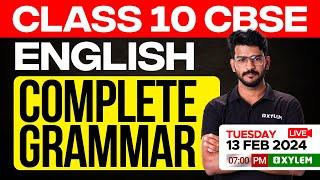 Class 10 CBSE | English - Complete Grammar | Xylem Class 10 CBSE